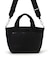SMALL BUCKET TOTE ラインデボスブラック