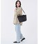 BUCKET TOTE ラインデボスブラック