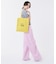 MSGM LG EMERALD TOTE ロゴトートイエロー