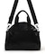 ROUND SM SATCHEL ブラックシャイン