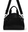 ROUND SM SATCHEL ブラックシャイン