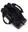 ROUND SM SATCHEL ブラックシャイン