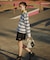 CONV DRAWSTRING CRSSBDY ベージュ/ブラックシャイン/メレンゲ