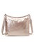 MEDIUM ZIP SHOULDER ローズゴールドシャイン
