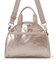 ROUND SM SATCHEL ローズゴールドシャイン