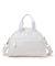 ROUND SM SATCHEL ホワイトグリマーシャイン