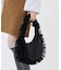 RUFFLE ZIP HOBO ブラックレースラッフル
