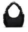 RUFFLE ZIP HOBO ブラックレースラッフル