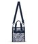 MINI N/S TOTE フローラルレースネイビー