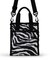 MINI N/S TOTE クリームブラックゼブラ