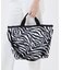DELUXE EASY CARRY TOTE クリームブラックゼブラ