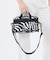 MINI DUFFEL CROSSBODY クリームブラックゼブラ