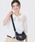 MINI HOBO CROSSBODY ブラックシャイン
