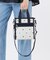 MINI N/S TOTE トリコロールハートエンブロイダリー
