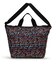 DELUXE EASY CARRY TOTE NYCスクリプトブラック