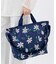 DELUXE EASY CARRY TOTE フローラルブルームズネイビー