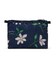 COSMETIC CLUTCH フローラルブルームズネイビー