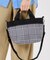 SMALL BUCKET TOTE シティハウンドトゥース