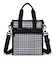 MINI N/S TOTE シティハウンドトゥース