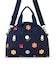 【LeSportsac×Miffy】ROUND SM SATCHEL ミッフィーネイビーポルカドット