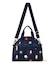 【LeSportsac×Miffy】ROUND SM SATCHEL ミッフィーネイビーポルカドット