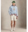 Polo ベア ガーメントダイド フリース フーディ