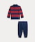 POLO RALPH LAUREN【返品不可商品】 （ベビー)ストライプド エステートリブ プルオーバー & パンツ セット【返品不可商品】