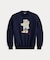パッチワーク Polo ベア フリース クルーネック