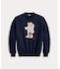 パッチワーク Polo ベア フリース クルーネック