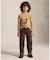 (ボーイズ 2才～7才)Polo ベア コットン ロングスリーブ Tシャツ