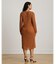 ポインテールニット シース ドレス