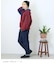 WEB限定 ウエストリブ デニム サルエルパンツ