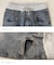 WEB限定 ウエストリブ デニム サルエルパンツ