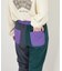 フリース × ナイロン イージーパンツ