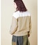 TC裏毛 スウェット 配色 カーディガン
