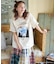 21/-OE天竺 E.T. フォトプリント Tシャツ
