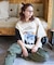 21/-OE天竺 E.T. フォトプリント Tシャツ