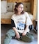 21/-OE天竺 E.T. フォトプリント Tシャツ