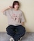 21/-OE天竺 E.T. ドルマン Tシャツ
