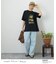 PEANUTS ( ピーナッツ ) 21/-OE天竺 Royanne プリント Tシャツ