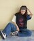 PEANUTS ( ピーナッツ ) 21/-OE天竺 Royanne プリント Tシャツ