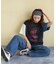 PEANUTS ( ピーナッツ ) 21/-OE天竺 Royanne プリント Tシャツ