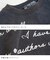 32/-OE天竺 パウダー加工 5分袖 ドルマン Tシャツ