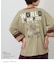 PEANUTS ( ピーナッツ )  32/-スラブ天竺 ライン入り 7分袖 プルオーバー Tシャツ