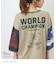 PEANUTS ( ピーナッツ )  32/-スラブ天竺 ライン入り 7分袖 プルオーバー Tシャツ