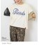 PEANUTS ( ピーナッツ )  32/-スラブ天竺 配色 ワイド Tシャツ