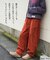 コーデュロイ らくゆるっと パンツ