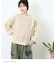 フリンジ ニット メッシュ プルオーバー