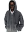 メンズ ジップアップパーカー S-HERMY-ZIP