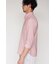 HIGH STREET∴HTシャンブレープリント7分袖シャツ